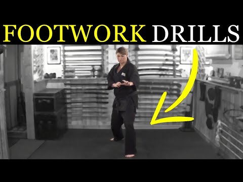 Taijutsu Footwork Fighting Drills 🥋 Improve Balance + Body Positioning Technique: Happo Sabaki