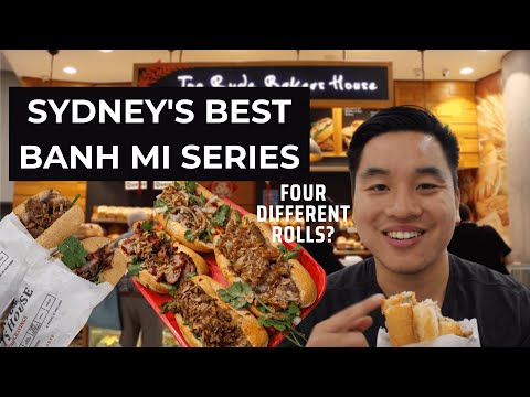 BEST BANH MI IN SYDNEY (EP 3): Eating FOUR Rolls at Top Ryde Bakers | Food Tour Blogger Review Vlogs
