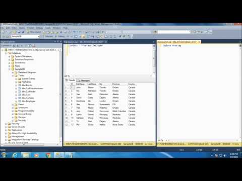Sql Delete Statement Part 8