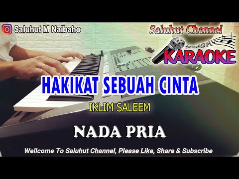 HAKIKAT SEBUAH CINTA ll KARAOKE ROCK MALAYSIA ll IKLIM SALEEM ll NADA PRIA E=DO