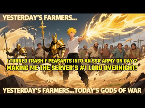 I Turned Trash F-Rank Peasants into an SSR Army on Day 2, Making Me The Server's #1 Lord OVERNIGHT!