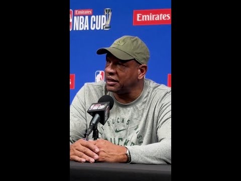 Milwaukee Bucks head coach Doc Rivers reacts to Madison shooting Shorts