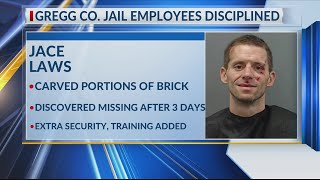 Gregg County sheriff disciplines jailers after inmate's escape