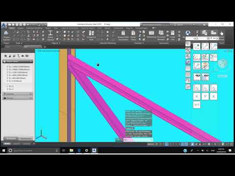 ADVANCE STEEL 2019 TUTORIAL/14/ SET A BEAM CLEARANCE-DW