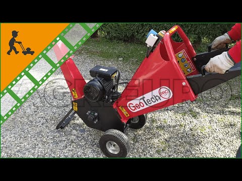Geotech Pro PCS 30ES Garden Shredder - single-phase 3 HP electric motor - Customer's video