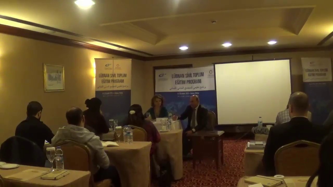 Başak Yavcan, Lübnan Sivil Toplumu Kapasite İnşası, 21.12.2016