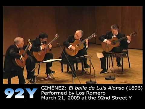 Los Romero: 50th Anniversary Concert at 92Y - GIMÉNEZ: El baile de Luis Alonso (1896)