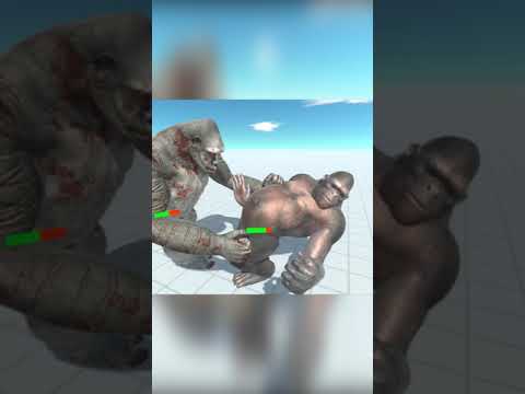 Goro Novo vs Goro Antigo   Animal Revolt Battle Simulator #Shorts