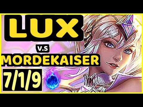XICO (LUX) vs MORDEKAISER - 7/1/9 KDA MID CHALLENGER GAMEPLAY - EUW