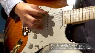 Video thumbnail for 【デジマートNew Gear Showcase】Fender USA / 60th Anniversary Commemorative Stratocaster by digimartnet