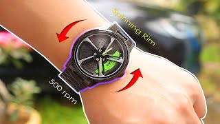 This Spinning Rim watch is mesmerizing!! RSChrono