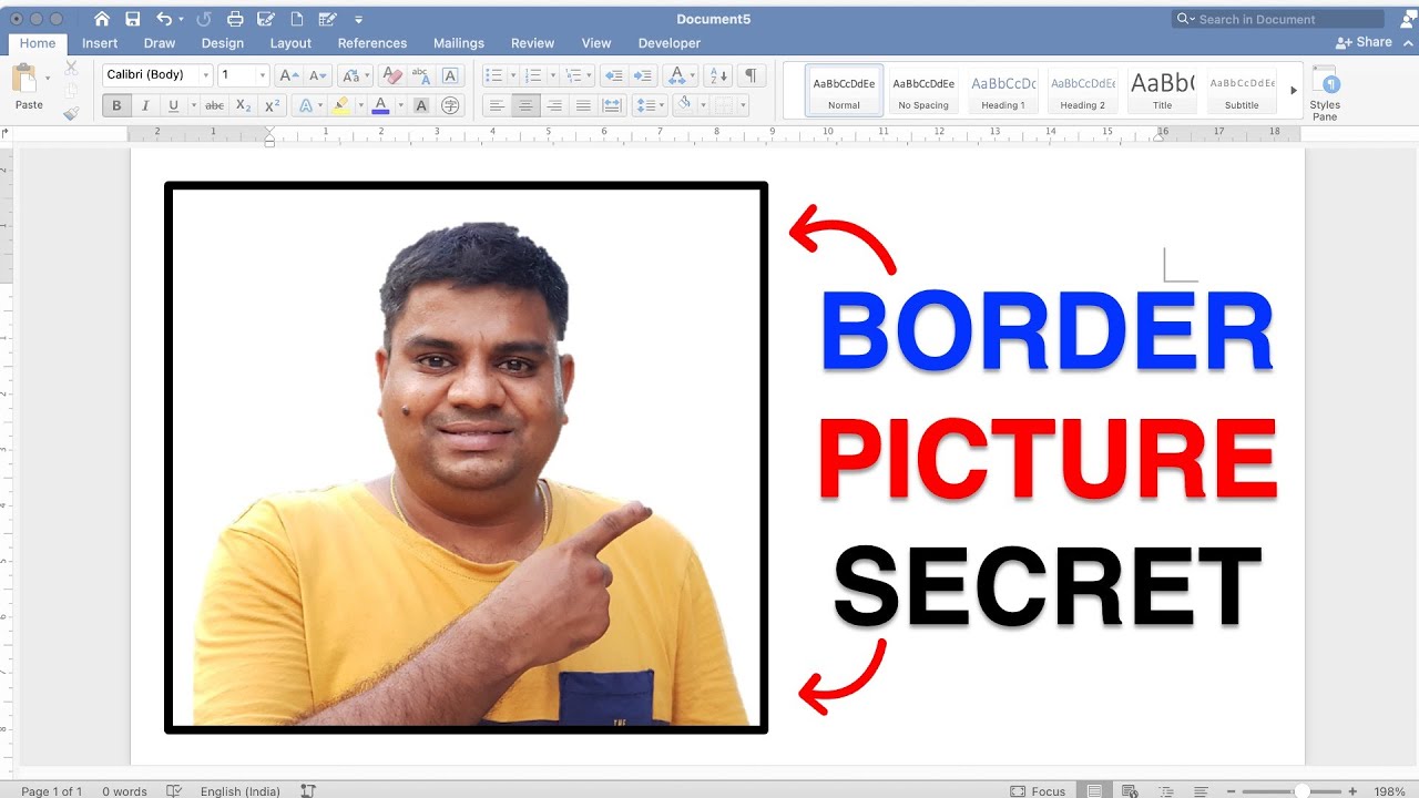 How to put a border on a picture?