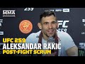 UFC 259: Aleksandar Rakic On Thiago Santos Win: 'I Like To Dominate Guys Where They're Strongest'