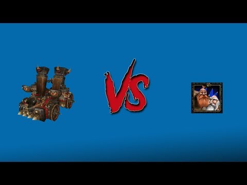 Warcraft 3 - Mortar Team VS Demolisher (Fully Upgraded)