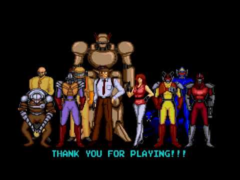 387 Rolling Thunder 2 Movie mode Sega Genesis Mega Drive, HD 60fps