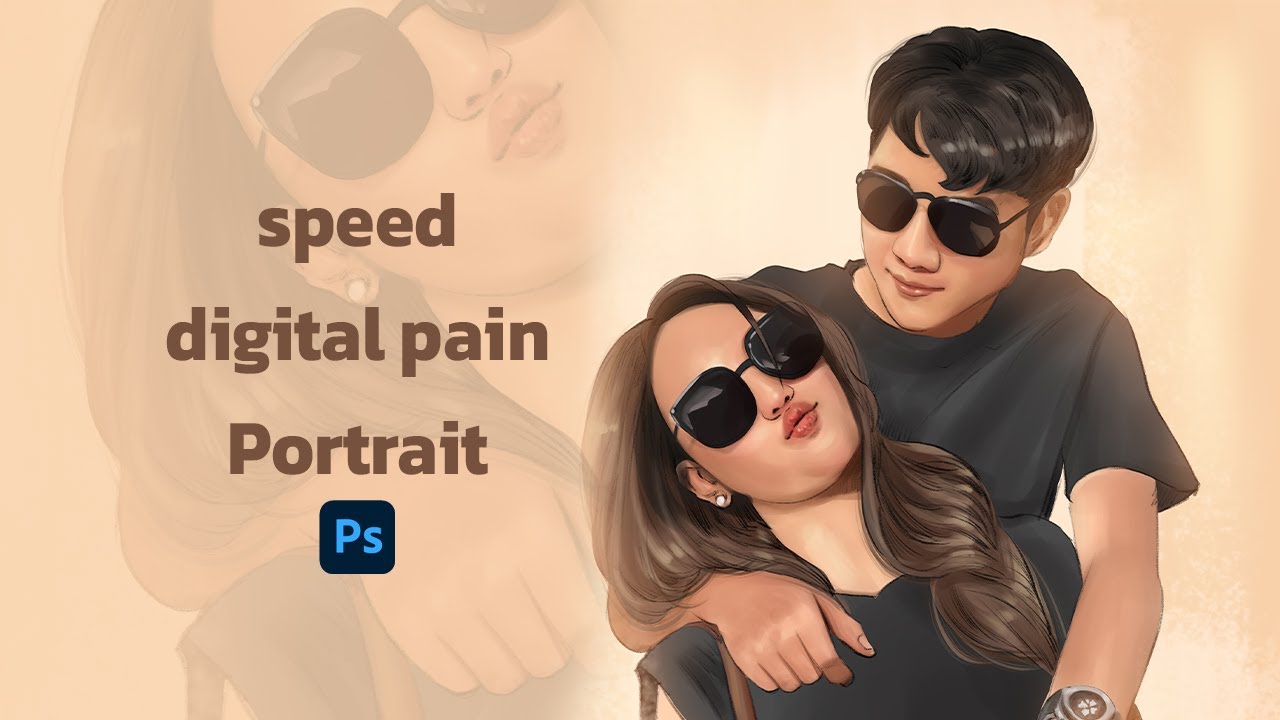 วาดภาพเหมือน Portrait - วาดภาพเหมือนdigitalpaint - 2