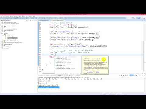 Java Nio Working With Buffer