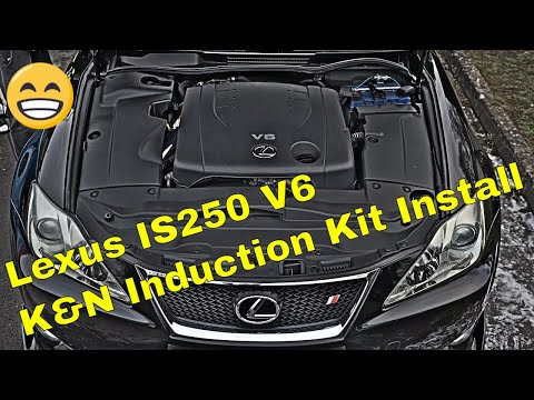 Lexus IS250 V6 - K&N Induction Kit (Performance Intake System) & Install Exhaust Notes