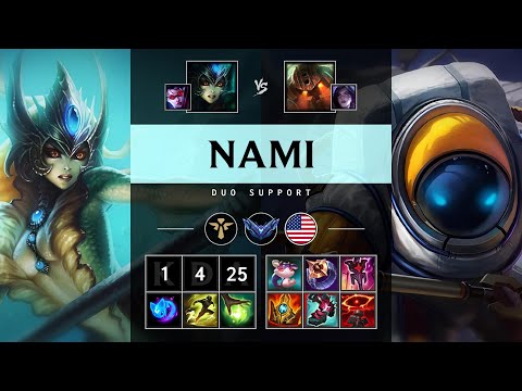 Nami Support vs Nautilus - NA Diamond Patch 25.13