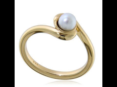 Inel Aur Galben 14k Perla de Cultura - Delicat si Rafinat