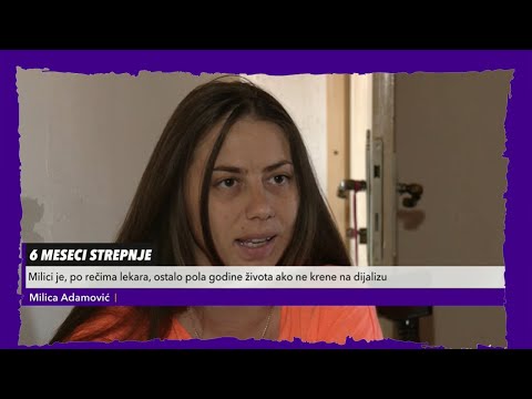 DALI JOJ ŠEST MESECI ŽIVOTA! Milica hitno mora na transplataciju bubrega u inostranstvo