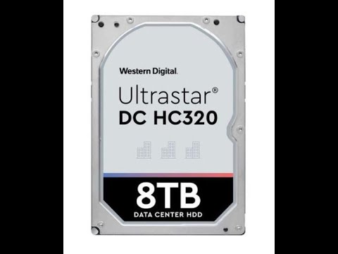 HUS728T8TAL5204 WD Ultrastar DC HC320 8TB 7200RPM SAS 12Gbps 256MB Cache (SE / 512e) 3.5-inch