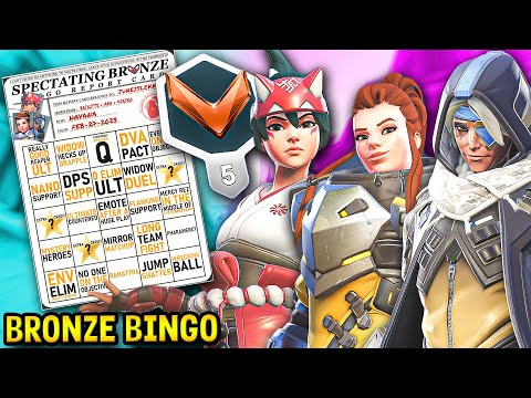 Overwatch 2 Bingo: Spectating BRONZE Support!
