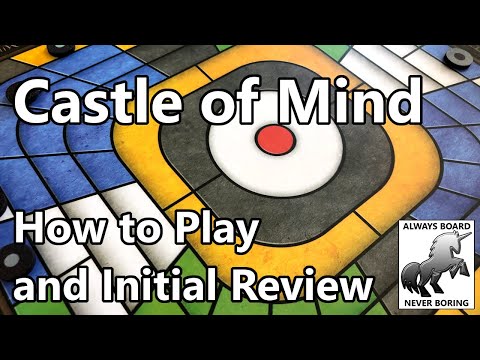 Castle of Mind Abstract Strategy Game - How to Play & Review