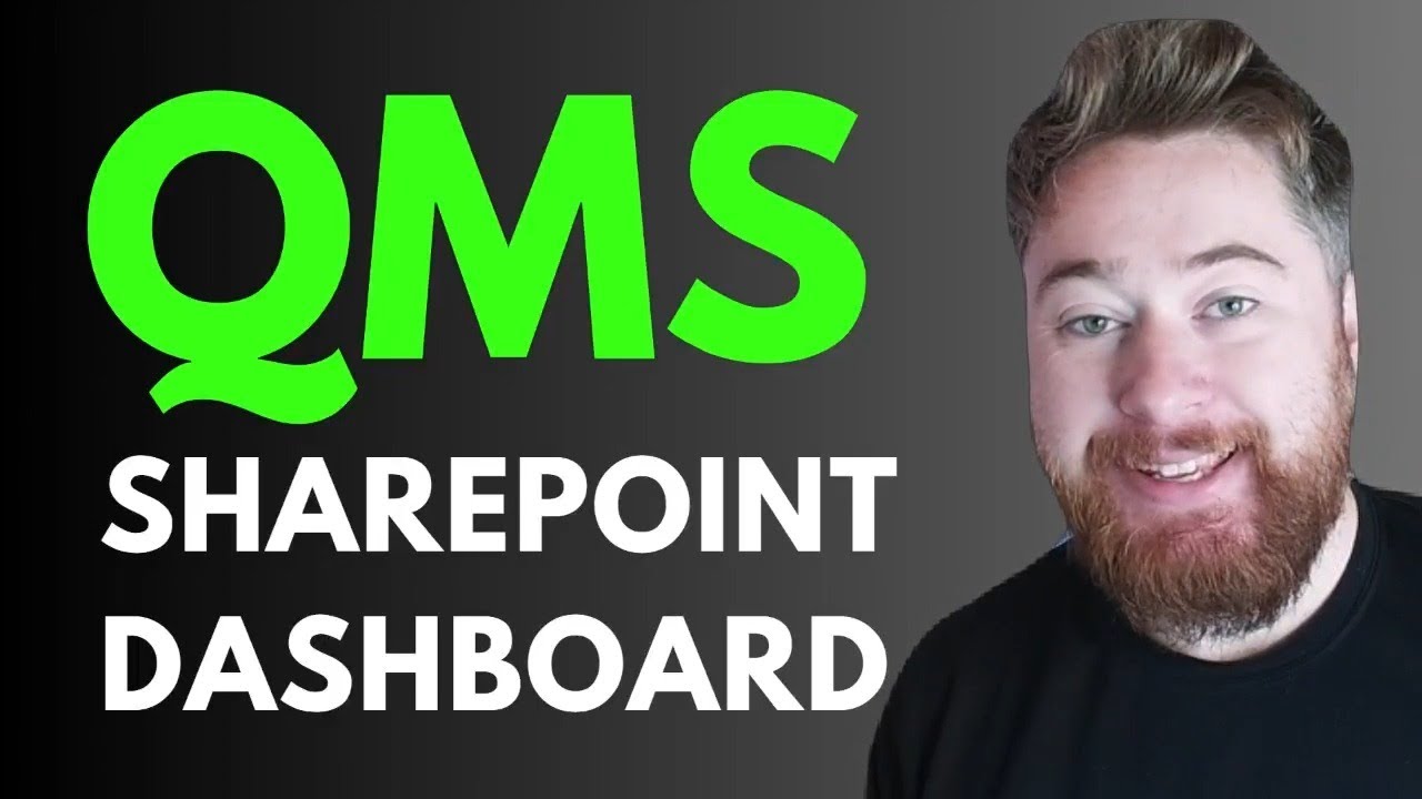 Build an ISO 9001 QMS DASHBOARD with SharePoint in 60 minutes!