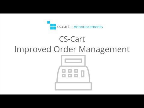 CS-Cart Announcements — Improved Order Management