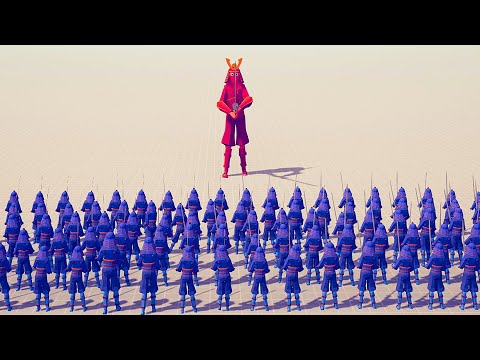 SAMURAI GIANT vs 100x EVERY UNIT | Totally Accurate Battle Simulator TABS