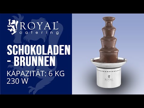 Video - Schokoladenbrunnen - 4 Etagen - 6 kg