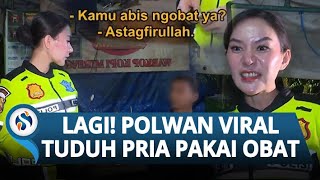 Lagi-lagi Disemprot Netizen! Polwan yang Dilabeli "Duta Sopan" Viral Lagi usai Curigai Pemuda Ngobat