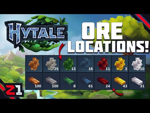 Hytale Ore Locations And WHERE To Find Them! Hytale