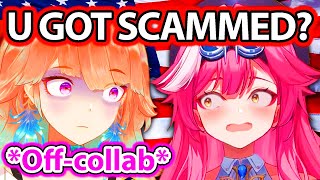Raora found out that Kiara Got Scammed when She Visited America 【Hololive EN】