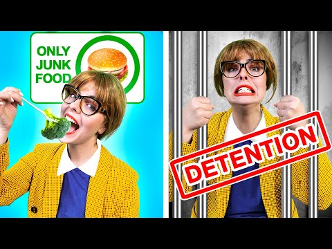 If a Teenager Was the Principal | Junk FOOD Only! by La La Life School