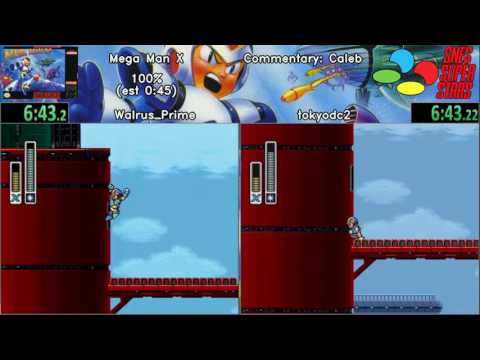 SNES Super Stars 2017 [197] - Mega Man X (100%) Race