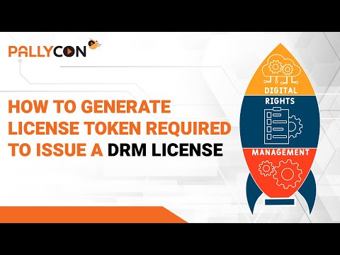 How to generate license token required to issue a DRM license