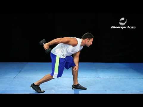 Triceps Exercises -- Standing Dumbbell Kickback