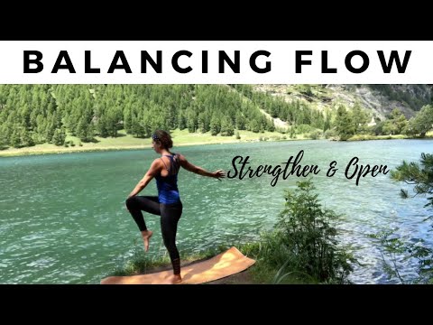 Power Yoga Balancing Flow | Strengthen & Open the Total Body | Inner Contentment & Peace
