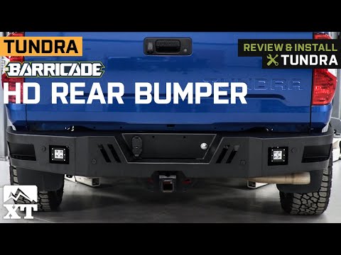 2014-2021 Tundra Barricade HD Rear Bumper with LED Fog Lights Review & Install
