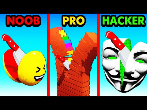 NOOB vs PRO vs HACKER SLICE IT ALL
