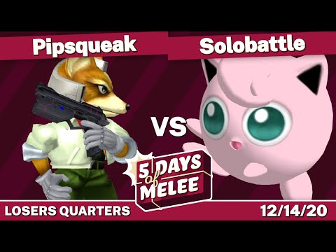 Pipsqueak (Fox) VS Solobattle (Jigglypuff) Losers Quarters - EU Open Invitational - 5DoM Day 1