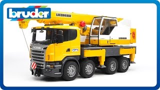 Bruder 3570 Scania R-Serie Liebherr autojeřáb