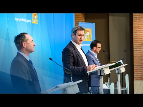 Video in Gebärdensprache: Pressekonferenz zur Corona-Pandemie (27. April 2021) - Bayern