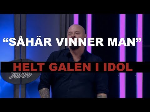 GALNASTE AV ANDERS BAGGE I IDOL *SKRATTANFALL*