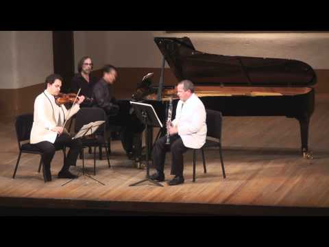 Bartók Contrasts for Clarinet, Violin & Piano - 3rd mvt. | T. Levy, G. Schmidt, V. Asuncion