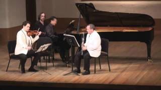 Bartók Contrasts for Clarinet, Violin & Piano - 3rd mvt. | T. Levy, G. Schmidt, V. Asuncion