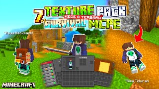 7 TEXTURE PACK RINGAN UNTUK SURVIVAL MCPE!! 1.21+