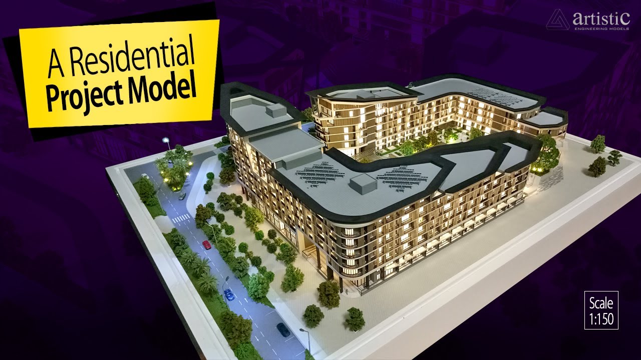 Architectural Scale Model of UAE's one of the biggest residential building | How To Make